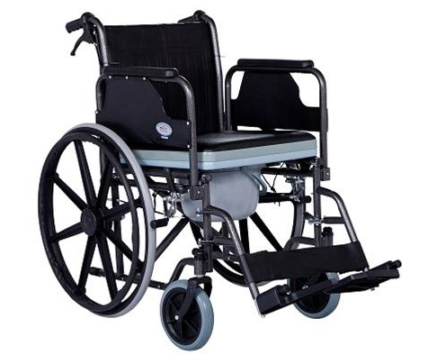 Αναπηρικό αμαξίδιο με μεγάλες ρόδες και δοχείο